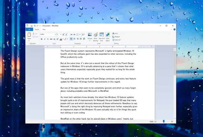 WordPad sắp bị loại bỏ khỏi hệ điều hành trong tương lai gần