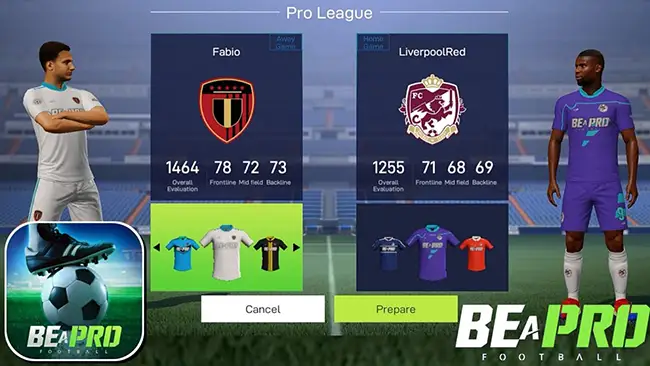 vtc ra mat game bong da 3d be a pro football tren di dong - VTC ra mắt Game bóng đá 3D "Be A Pro: Football" trên di động